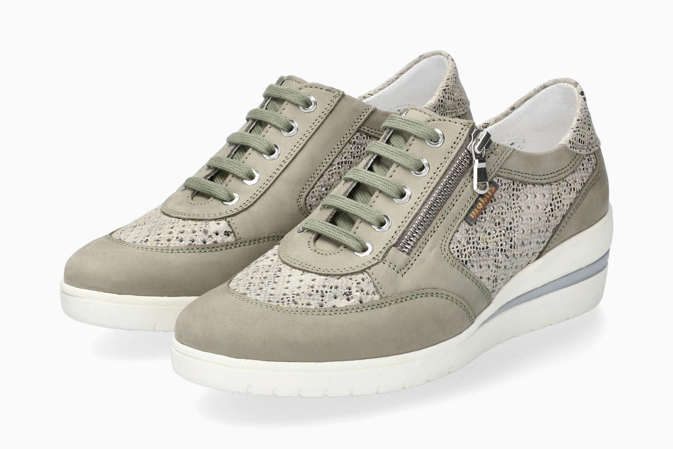 Precilia Perf - Light Khaki - Image 2